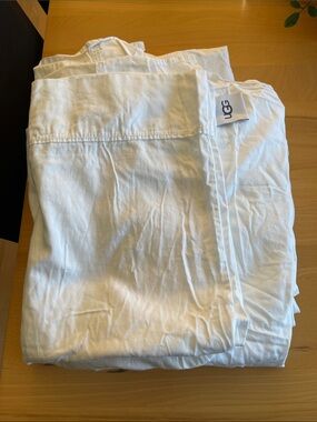 UGG White Cotton Duvet Set